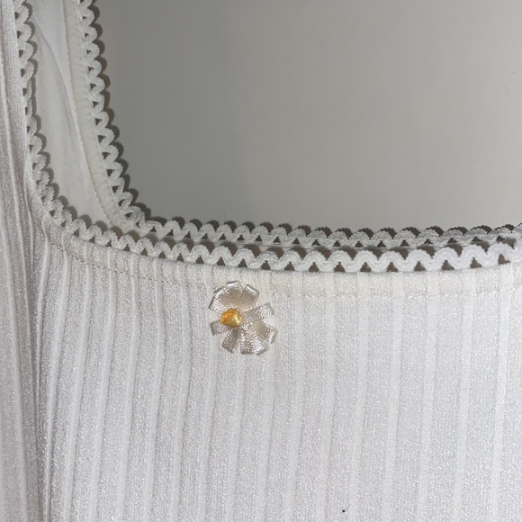 Solid and striped dress - Picture 3 of 4